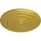 Ekena Millwork Carton Ceiling Medallion (For Canopies up to 3 3/4"), Hand-Painted Rich Gold, 17 3/4"OD x 1 3/8"P CM18CARGS - alternate 3
